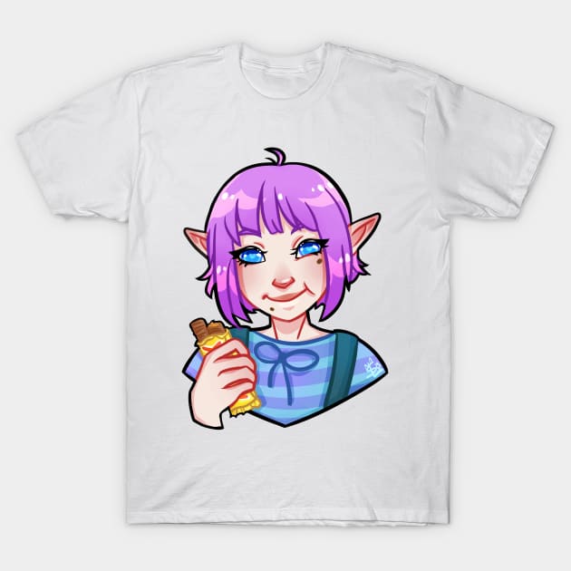 Cute Elf T-Shirt by LinDemonic